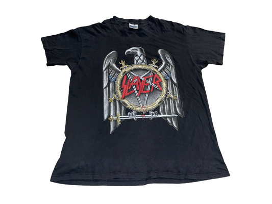 Vintage 1990 Slayer A Week in the Abyss T-Shirt