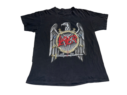 Vintage 1990 Slayer A Week in the Abyss T-Shirt