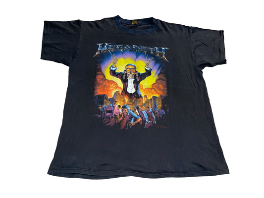 Vintage 1992 Megadeth Symphony of Destruction T-Shirt
