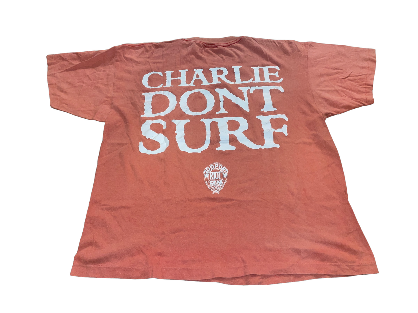 Vintage 1991 Charlie Manson Dont Surf T-Shirt