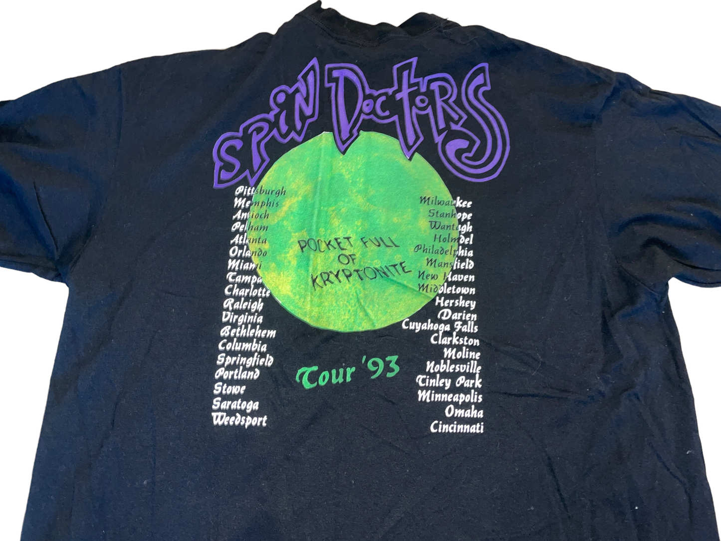Vintage 1993 Spin Doctors Tour T-Shirt