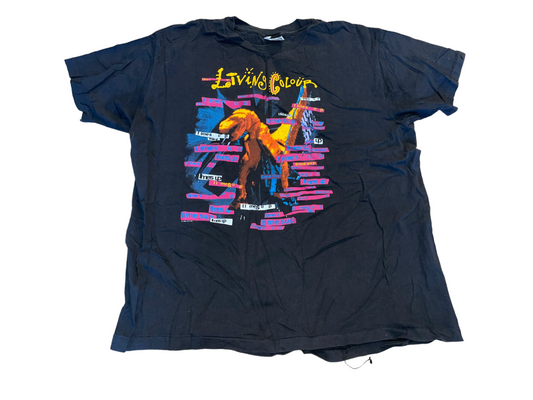 Vintage 1990 Living Colour Time's Up T-Shirt