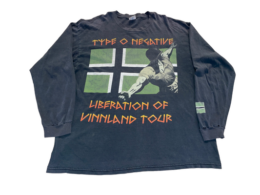 Vintage 1996 Type O Negative Liberation of Vinnland Tour Long Sleeve Shirt