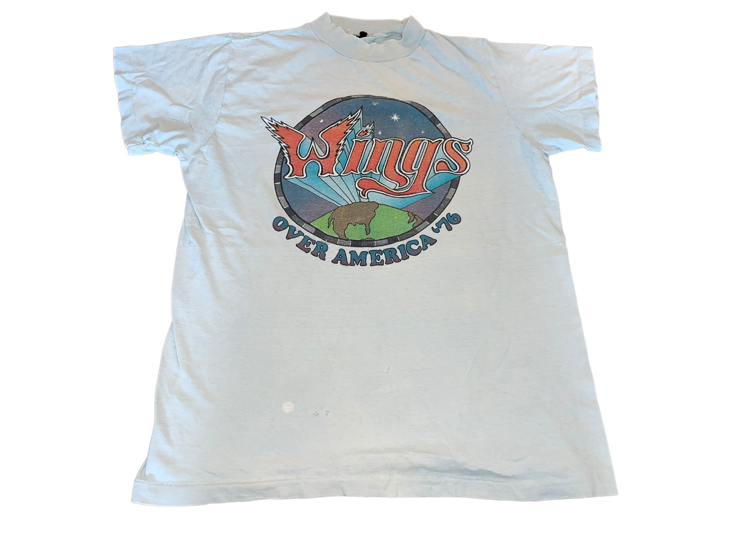 Vintage 1976 Paul McCartney Wings Over America T-Shirt