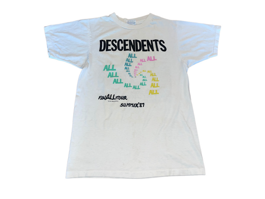 Vintage 1987 Descendents Finall Summer Tour T-Shirt