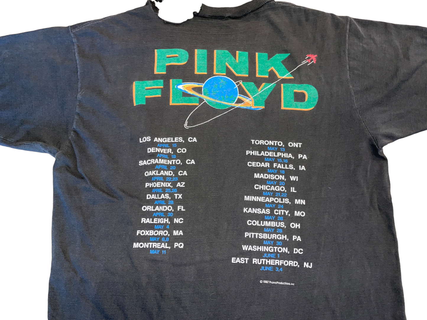 Vintage 1987 Pink Floyd T-Shirt