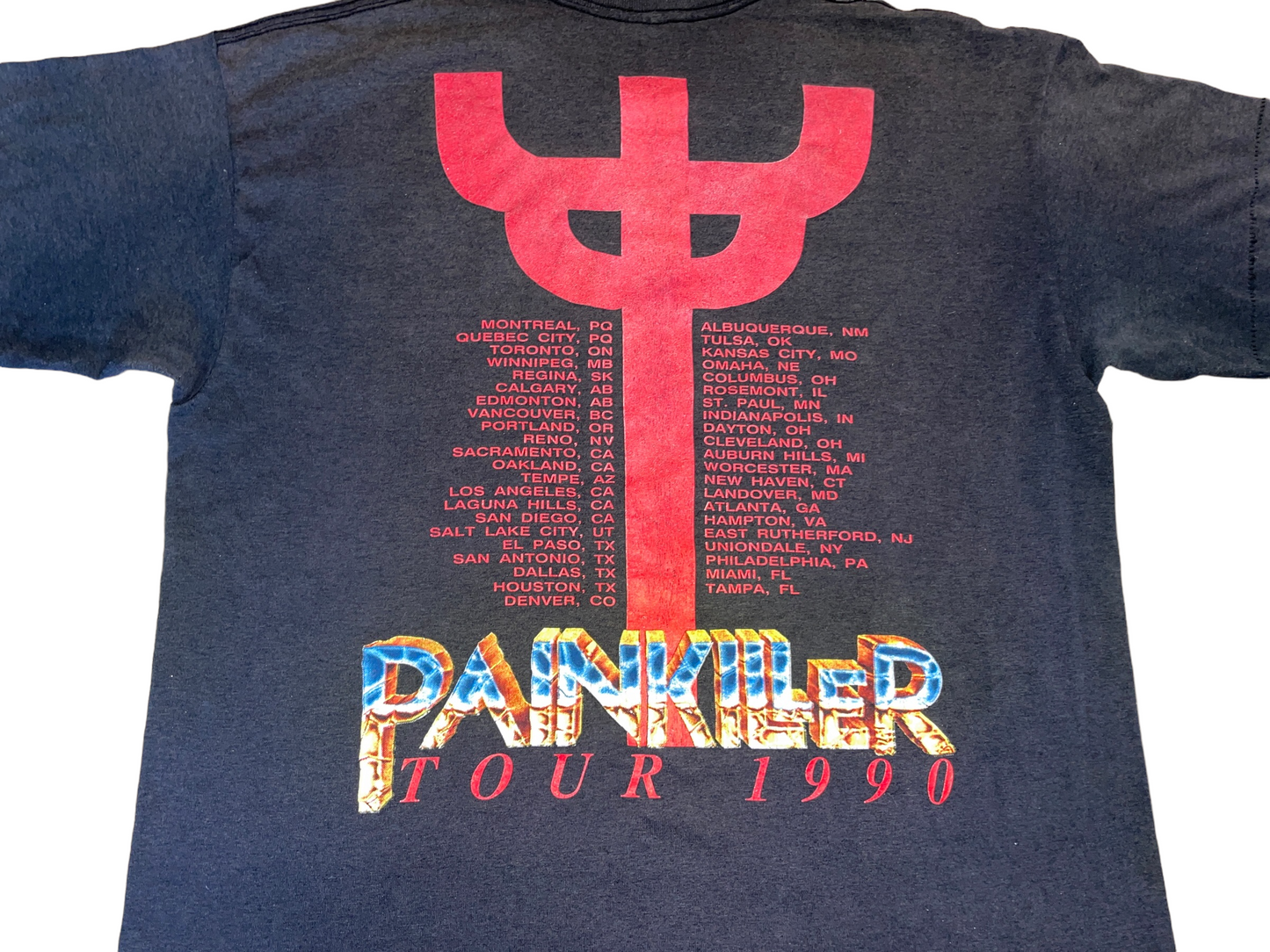 Vintage 1990 Judas Priest Painkiller Tour T-Shirt