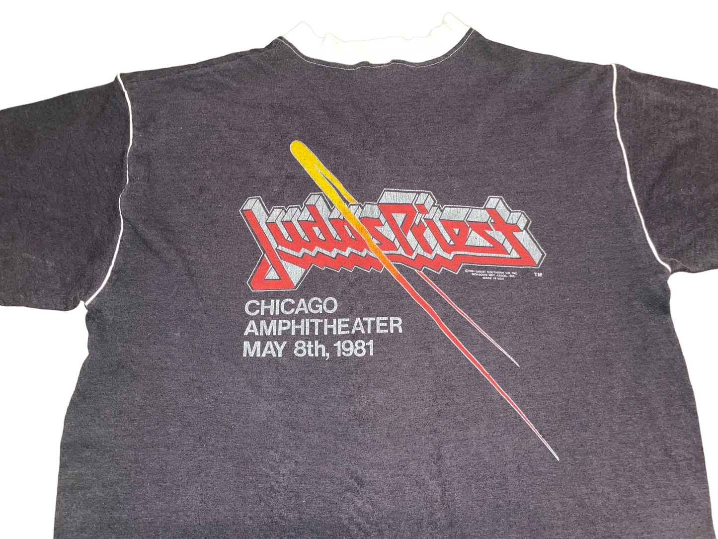 Vintage 1981 Judas Priest Point of Entry T-Shirt