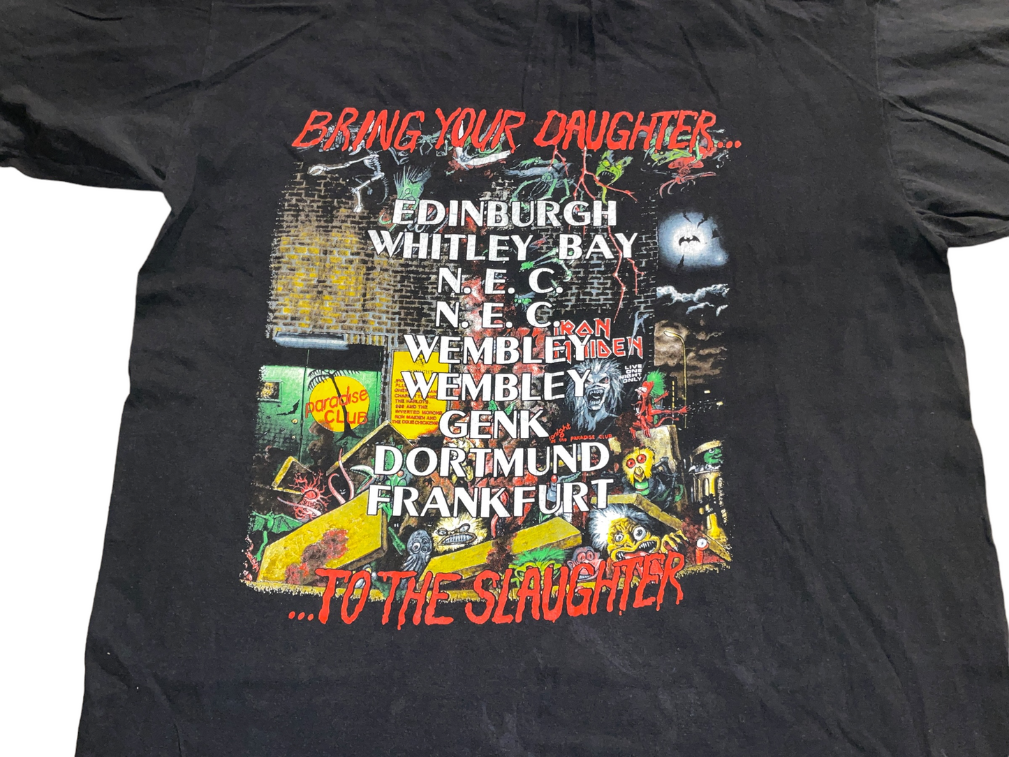 Vintage 1990 Iron Maiden Bring Your Daughter T-Shirt