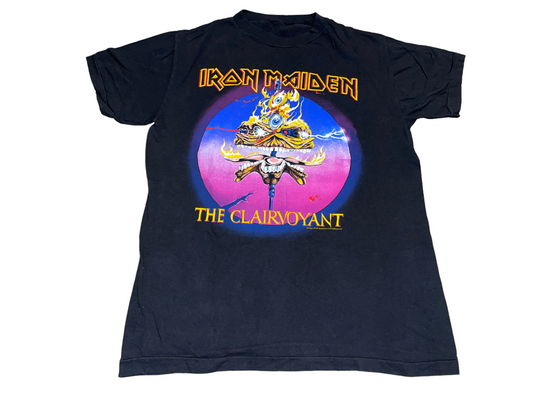 Vintage 1988 Iron Maiden The Clairvoyant T-Shirt