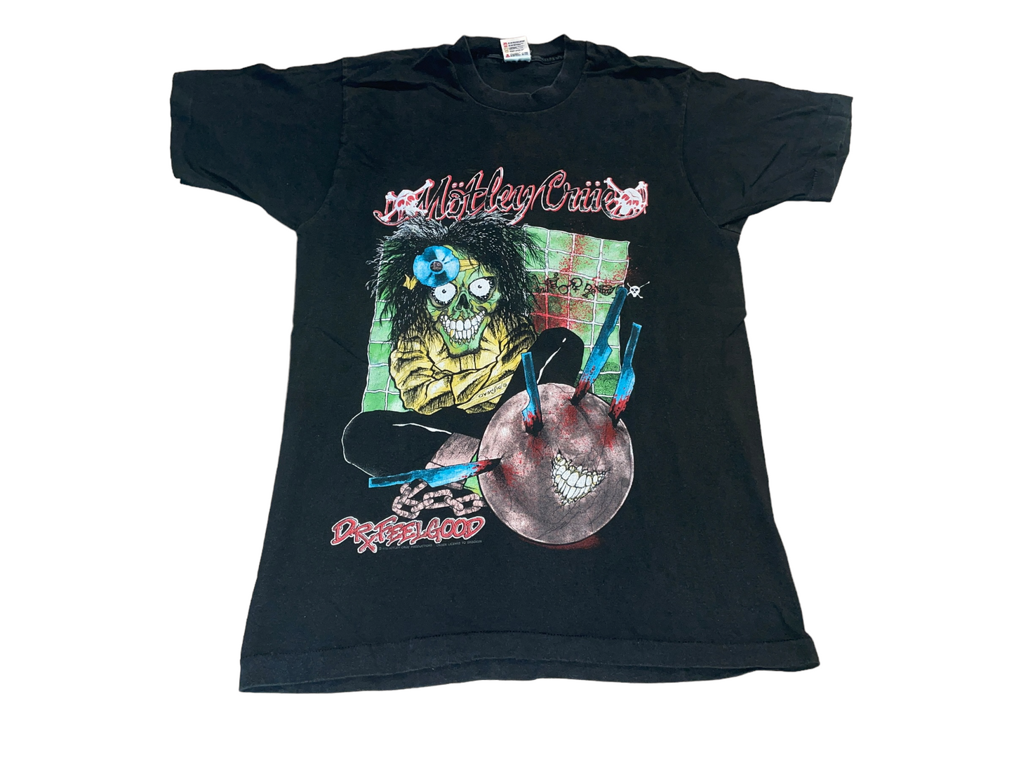 Vintage 1990 Motley Crue Dr Feel Good T-Shirt