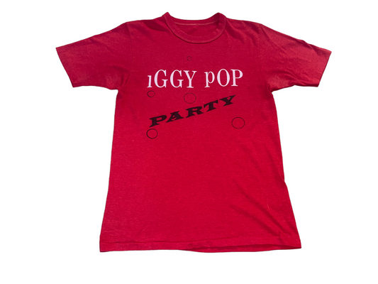 Vintage 1981 Iggy Pop Uk Tour T-Shirt