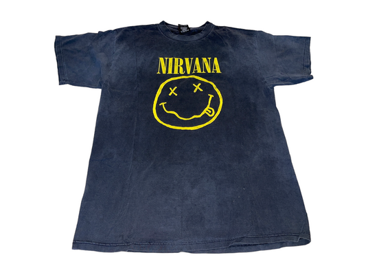Vintage 1992 Nirvana Smiley Face T-Shirt