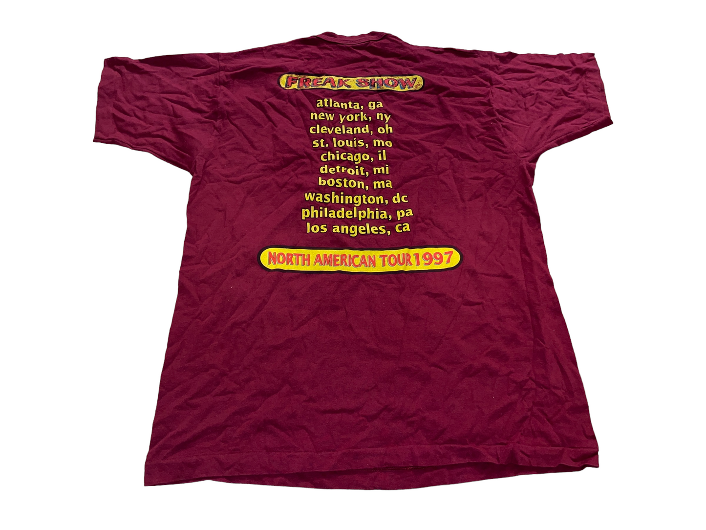 Vintage 1997 Silverchair Freak Show Tour T-Shirt
