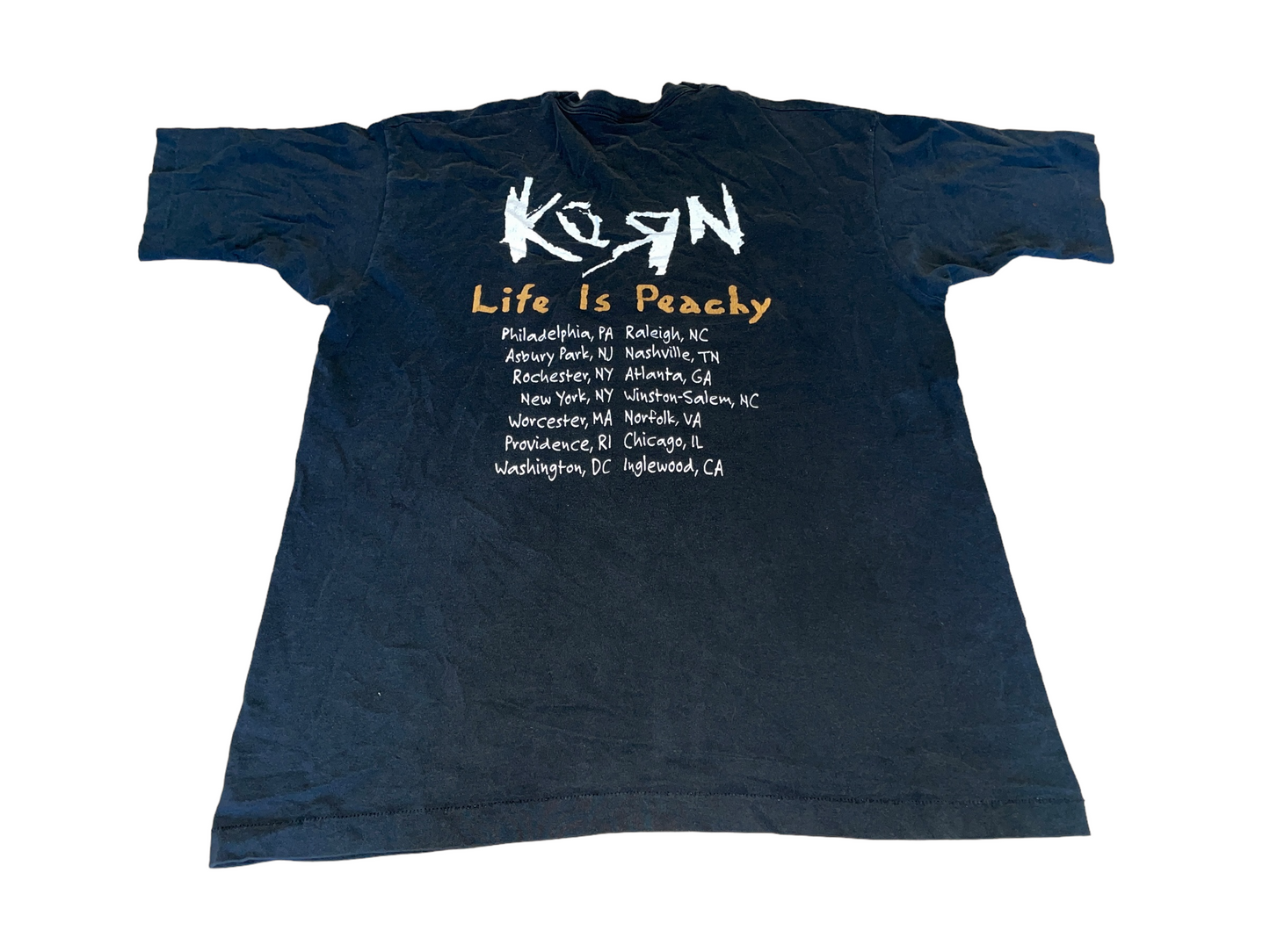 Vintage 90's Korn Life is Peachy T-Shirt