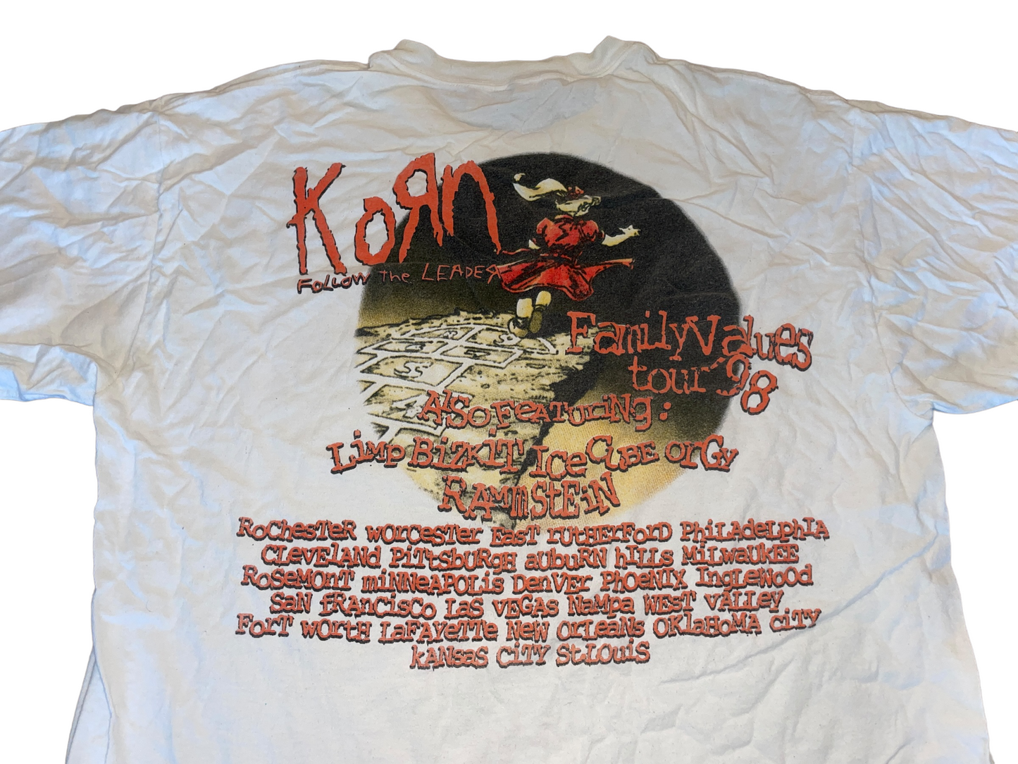 Vintage 1998 Korn Follow The Leader T-Shirt