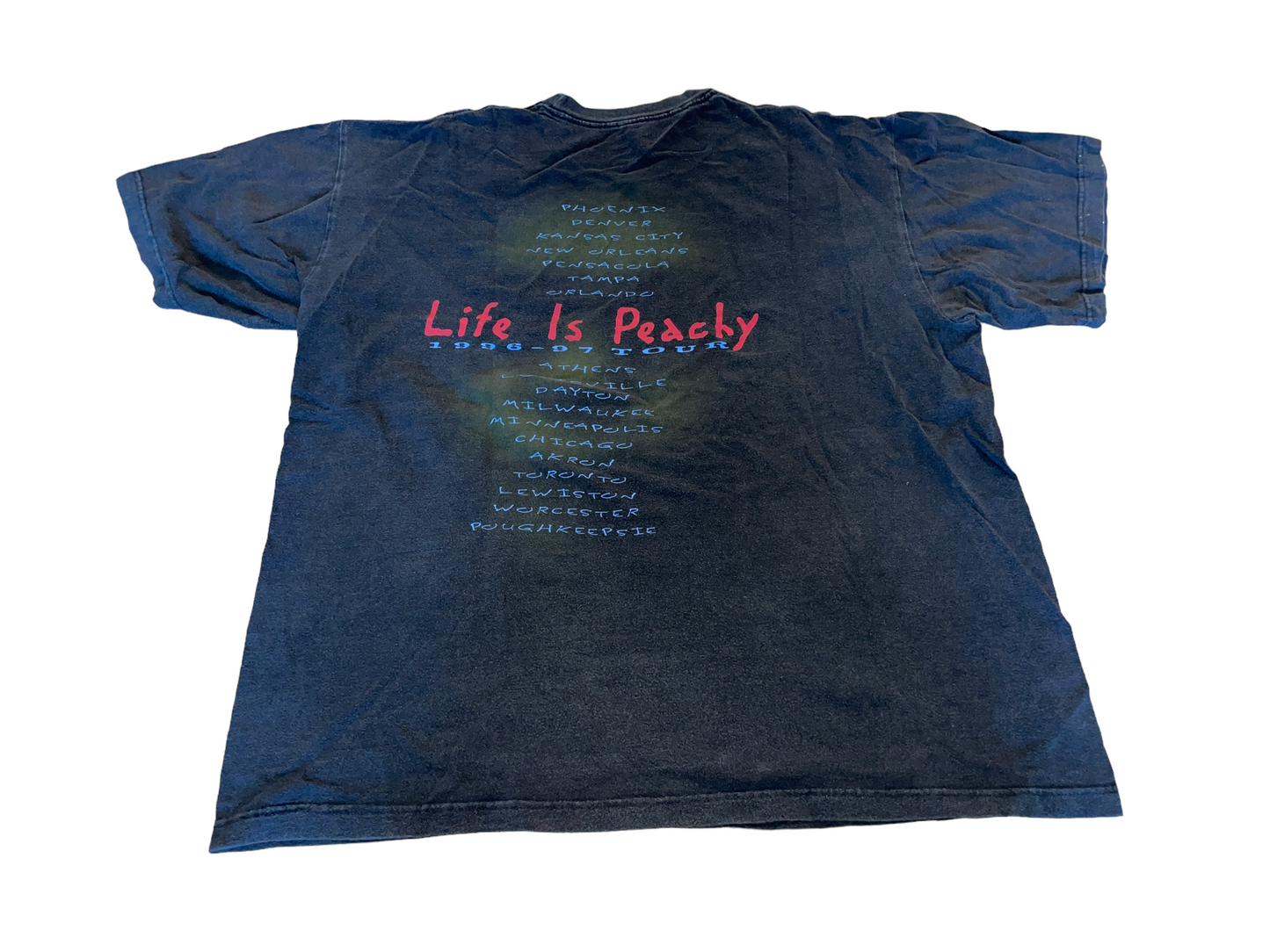 Vintage 1997 Korn Life is Peachy T-Shirt