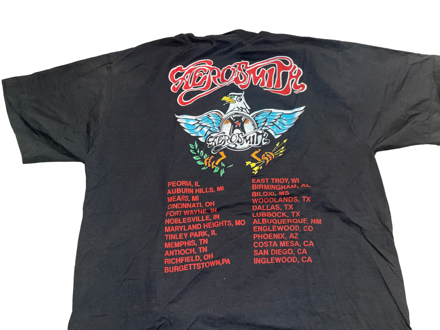 Vintage 1993 Aerosmith Force One Tour T-Shirt