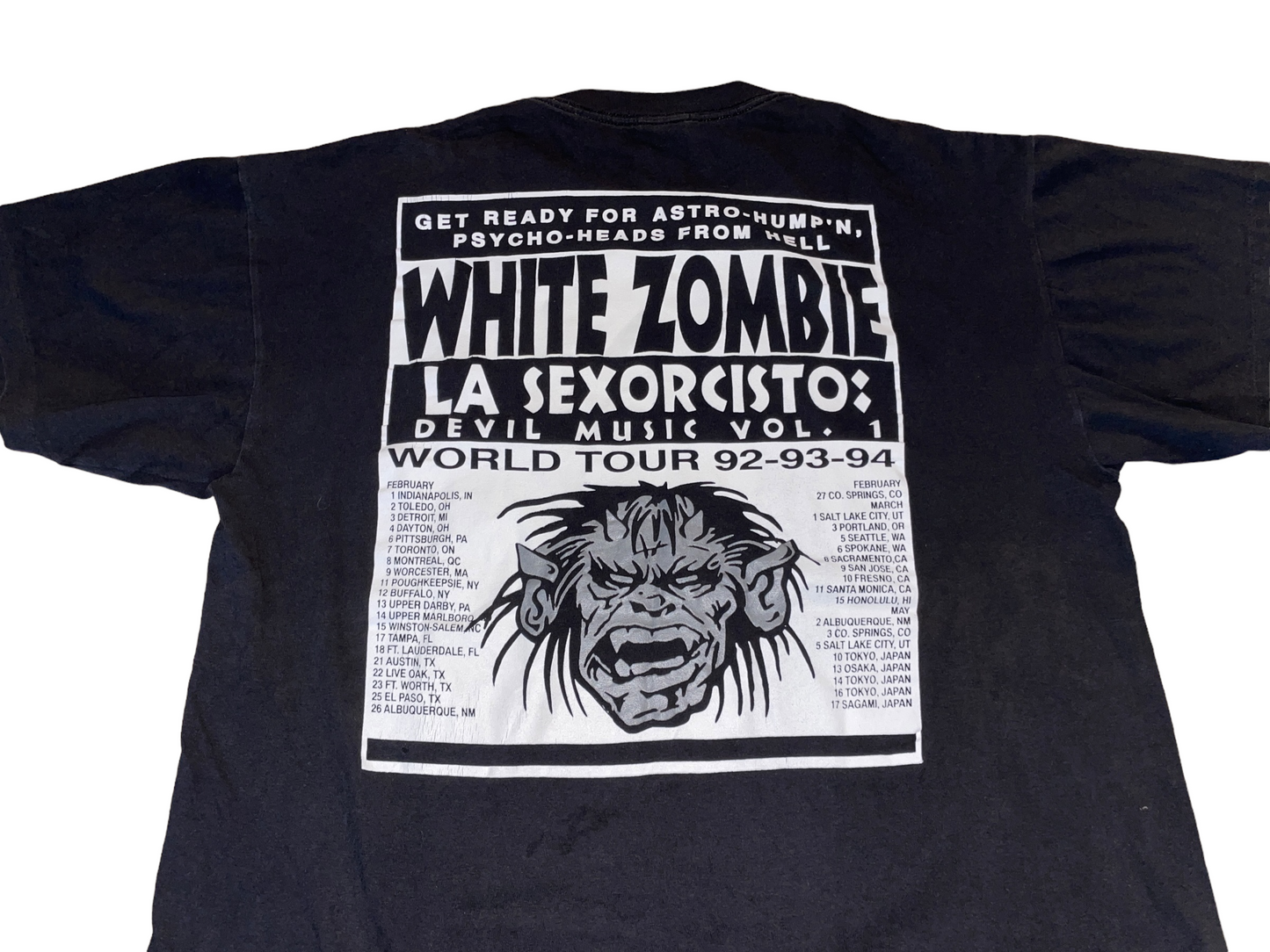 Vintage 90's White Zombie T-Shirt