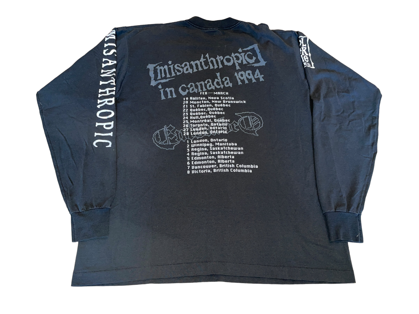 Vintage 1994 Entombed Long Sleeve