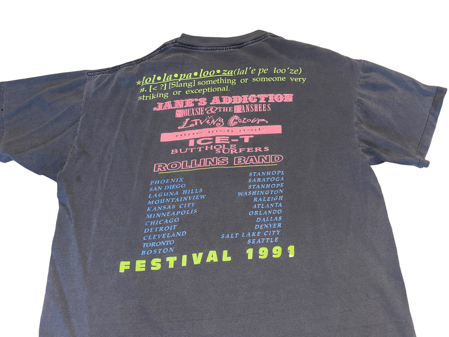 Vintage 1991 Lollapalooza T-Shirt