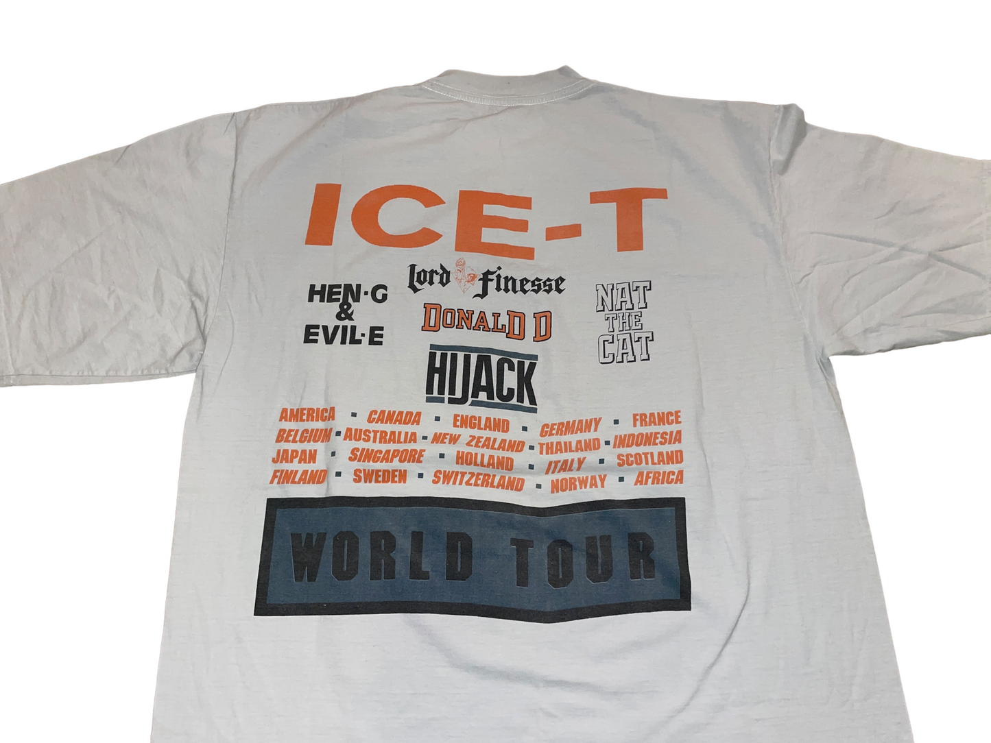 Vintage 90's Ice T Tour T-Shirt