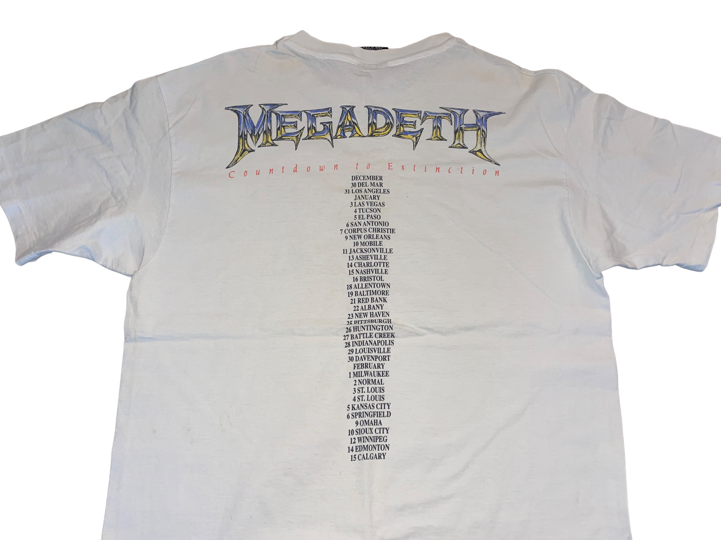 Vintage 1992 Megadeth T-Shirt