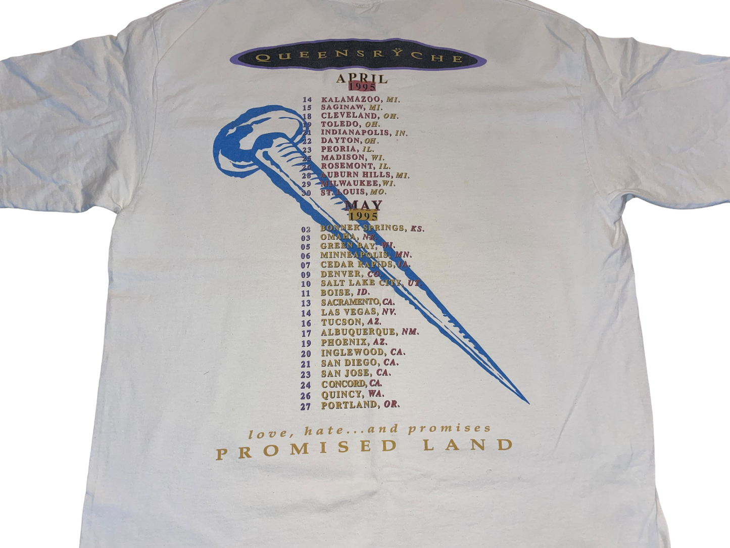 Vintage 1995 QueenSryche T-Shirt