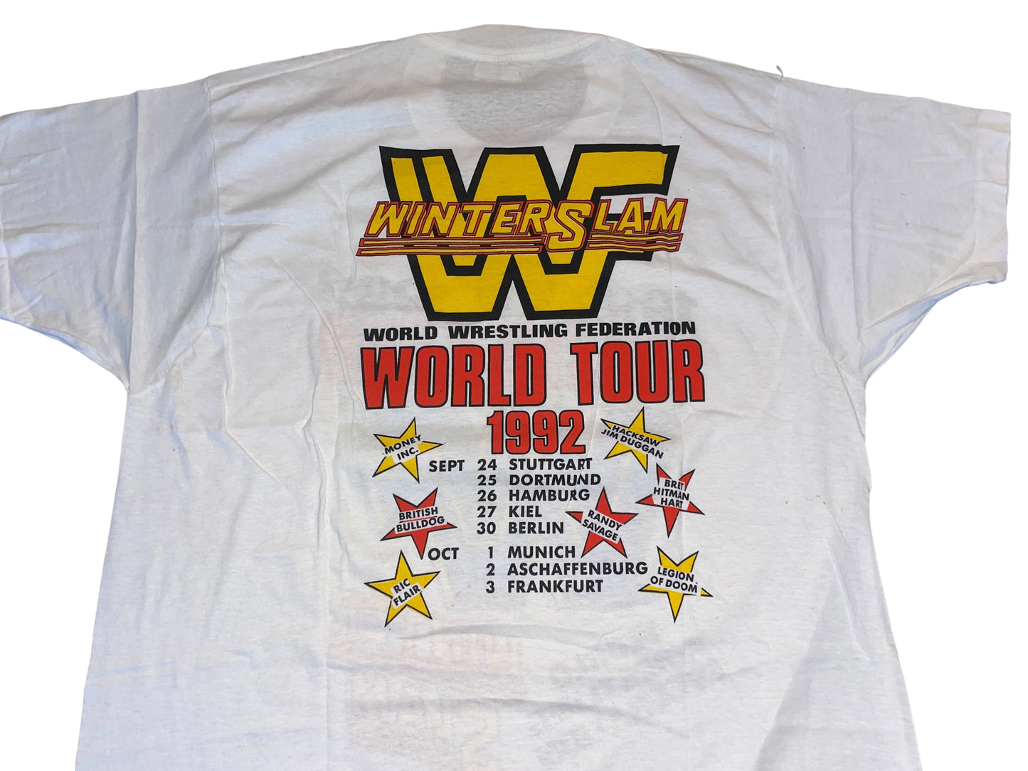 Vintage 1992 WWF Winter Slam T-Shirt