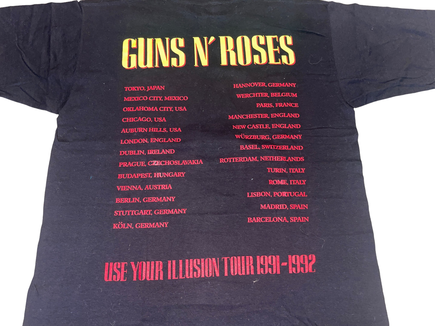 Vintage 1991 Guns N' Roses T-Shirt