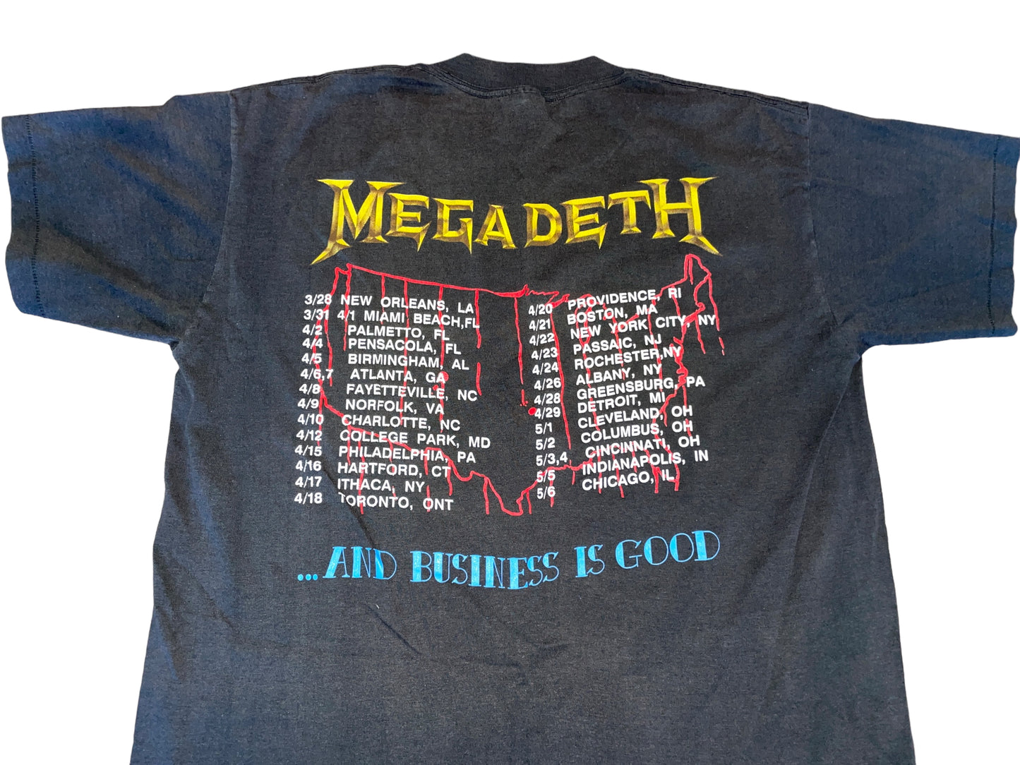 Vintage 1988 Megadeth T-Shirt