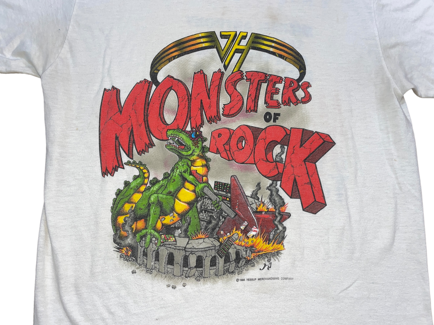 Vintage 1988 Van Halen Monsters of Rock T-Shirt