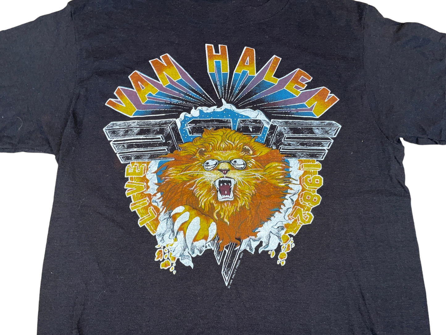 Vintage 1982 Van Halen Tour T-Shirt