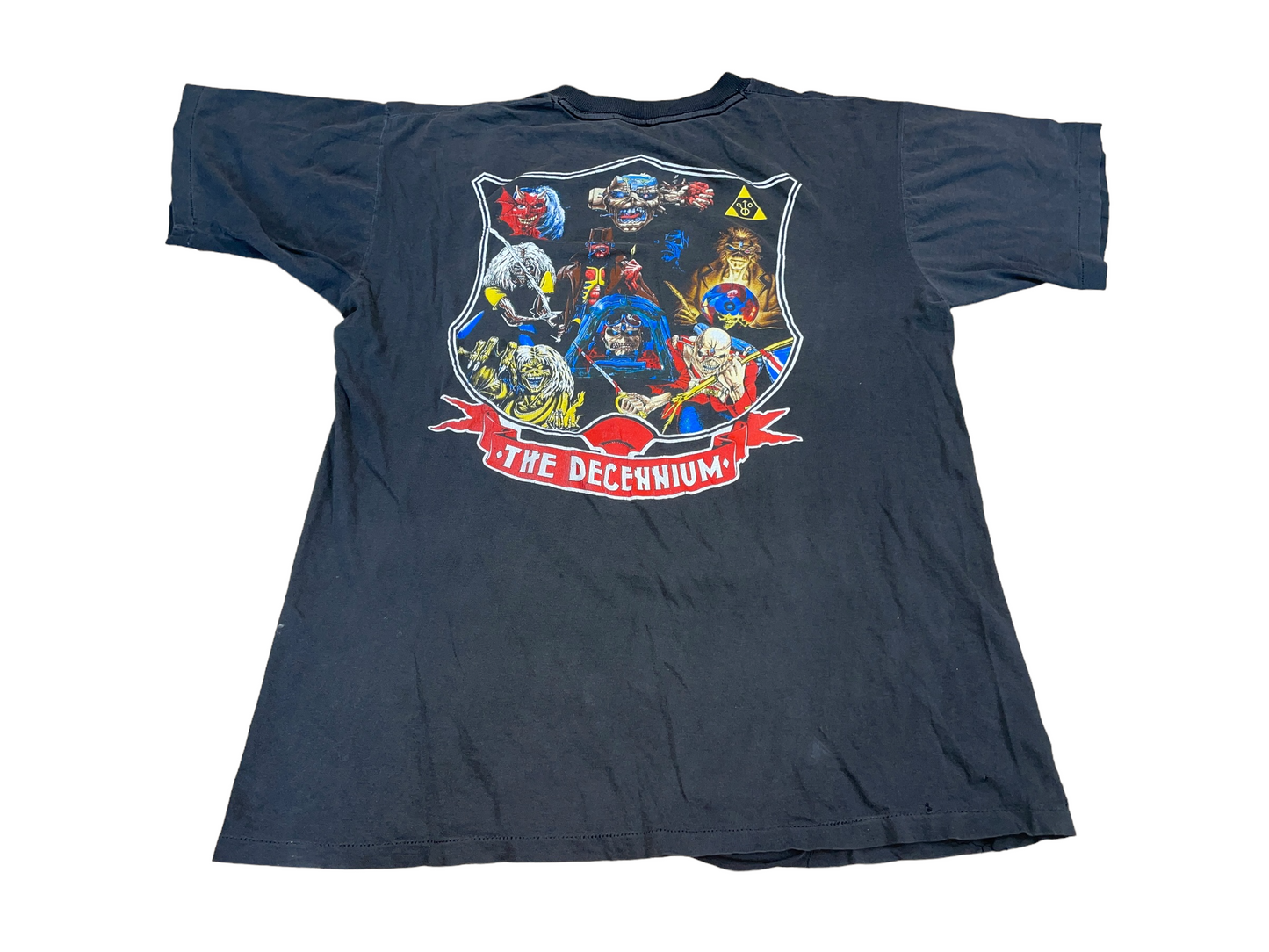 Vintage 1990 Iron Maiden Up The Irons The Decennium T-Shirt