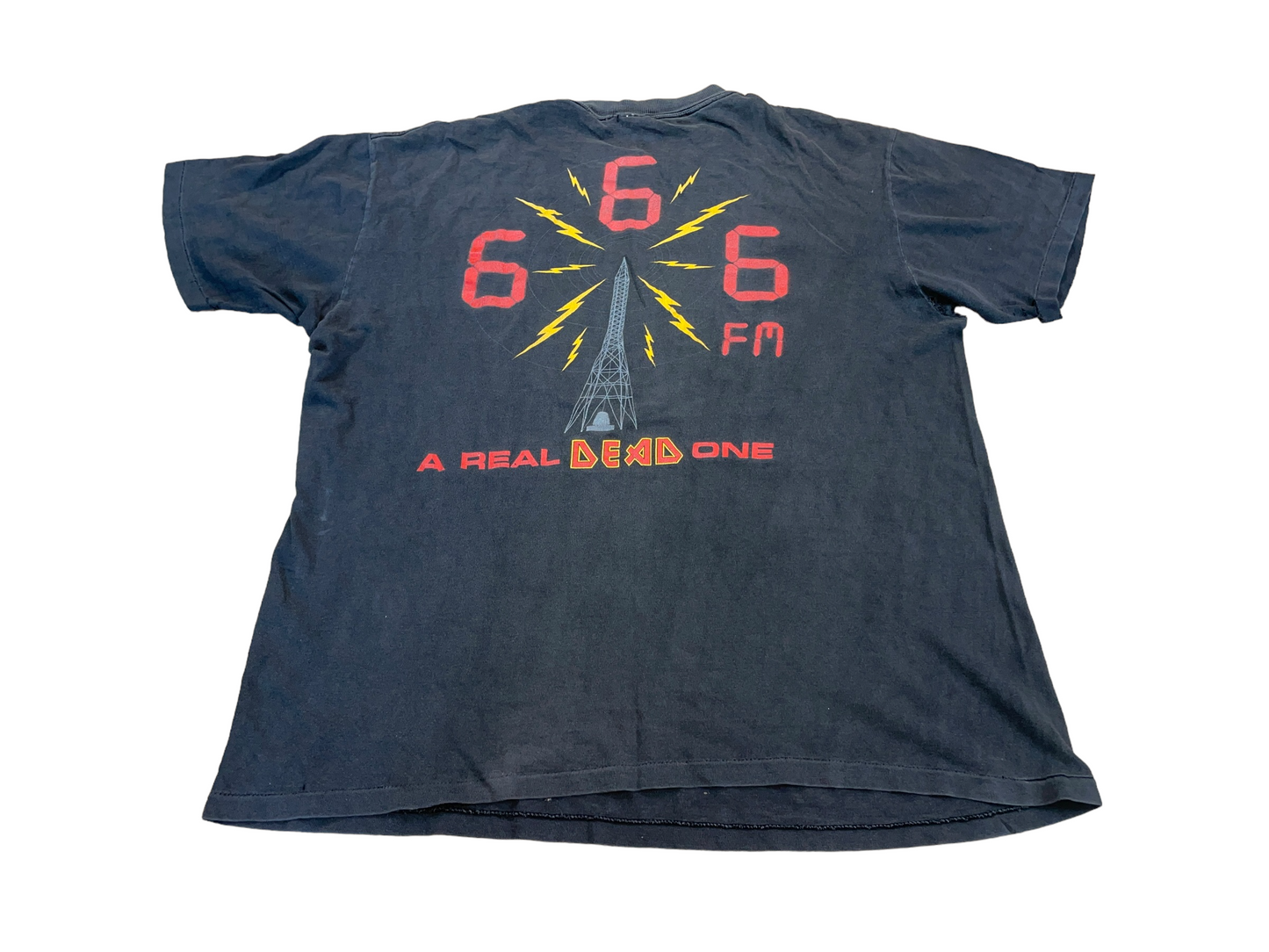 Vintage 90's Iron Maiden 666 fm A Real Dead One T-Shirt