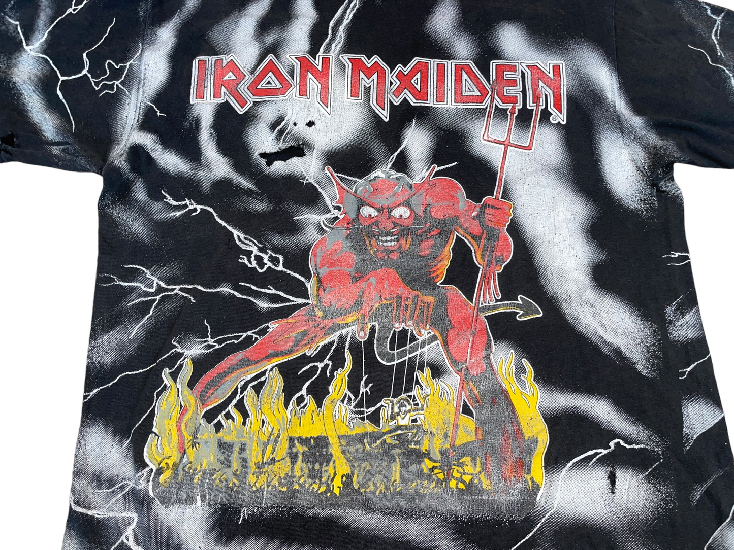 Vintage 1992 Iron Maiden All Over Print T-Shirt