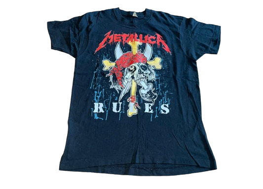 Vintage 80's Metallica Rules T-Shirt
