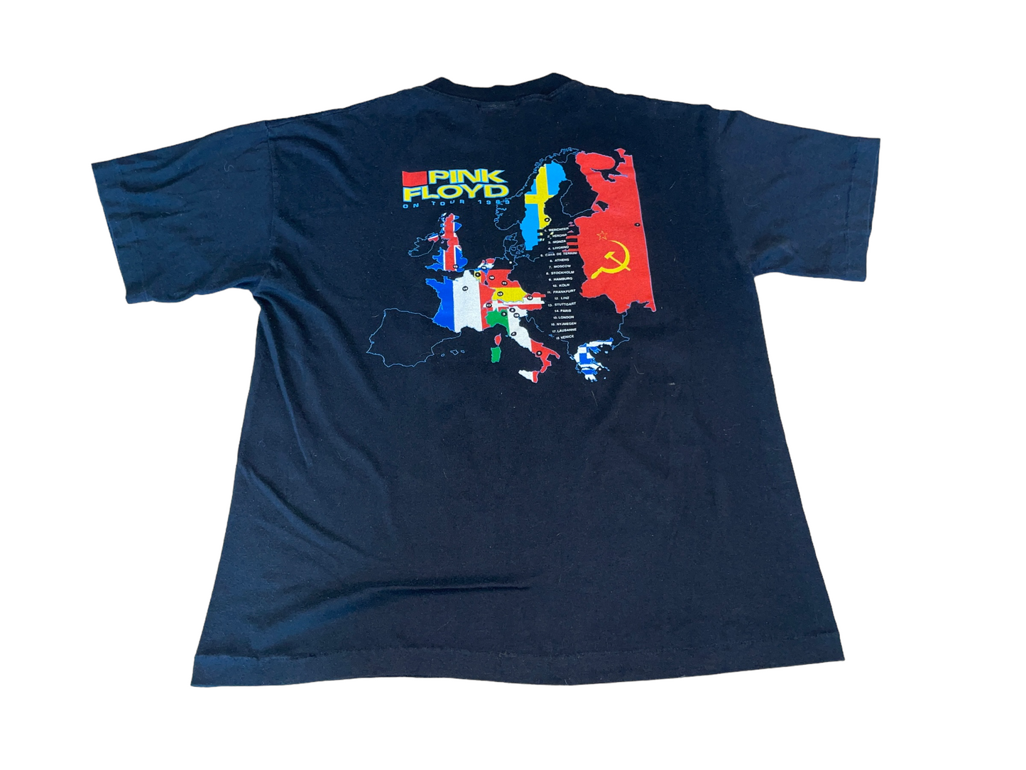 Vintage 1989 Pink Floyd Tour T-Shirt