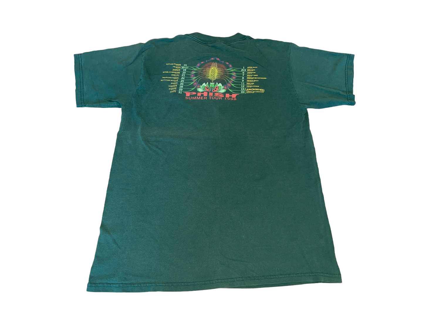 Vintage 1998 Phish Summer Tour T-Shirt