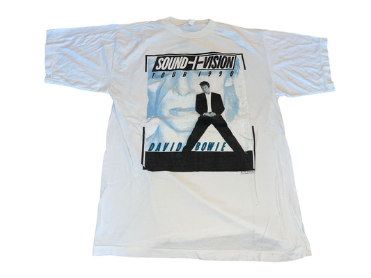 Vintage 1990 David Bowie Sound Vision Tour T-Shirt
