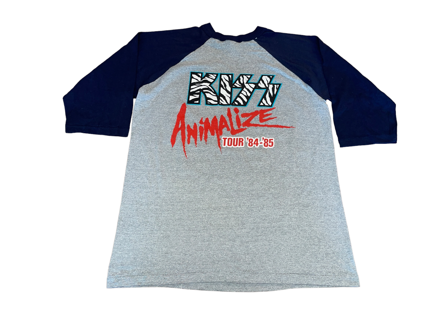 Vintage 1985 Kiss Animalize Tour T-Shirt