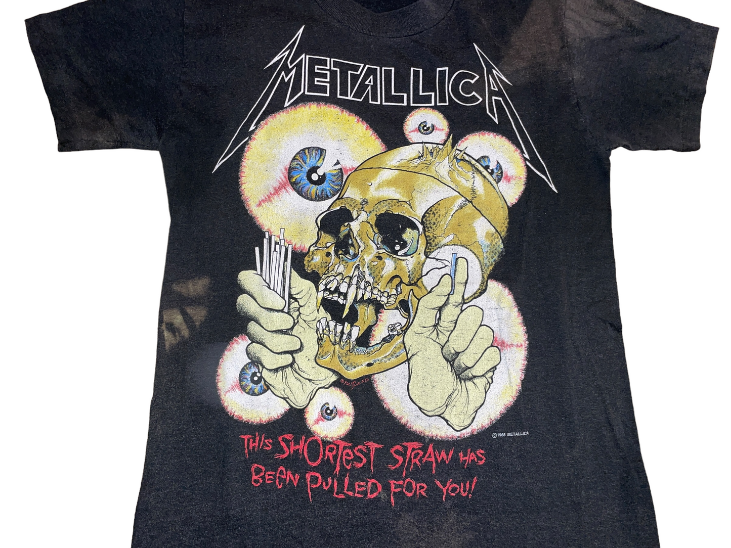 Vintage 1988 Metallica Shortest Straw Vertigo T-Shirt