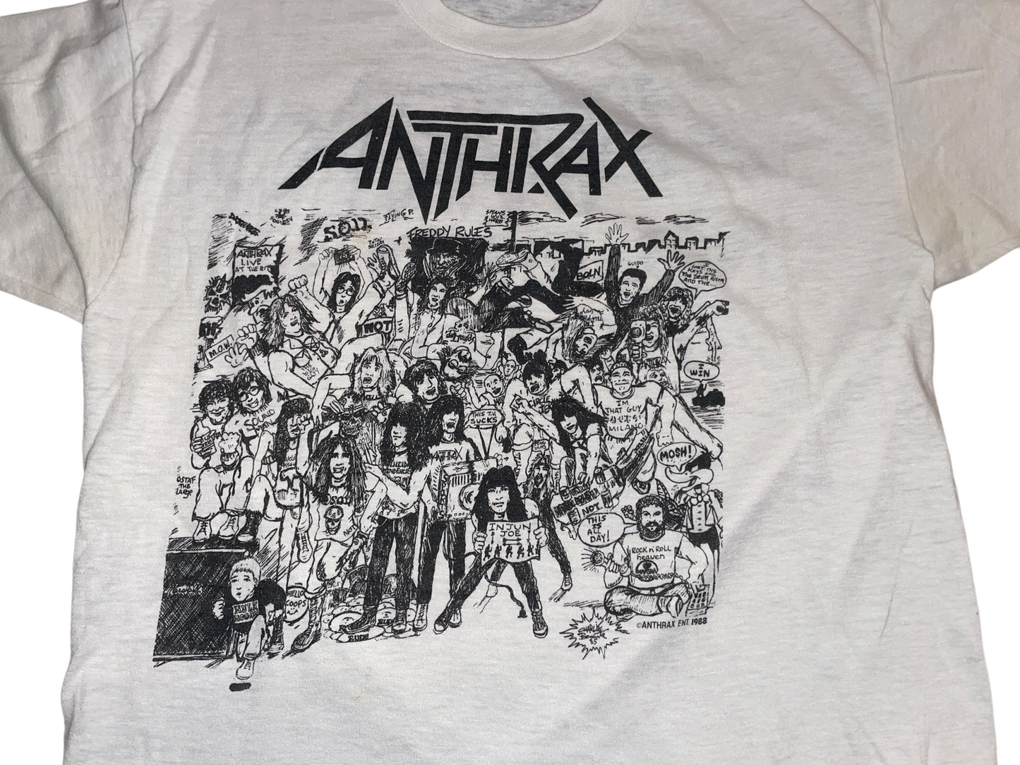 Vintage 1988 Anthrax No Frills T-Shirt