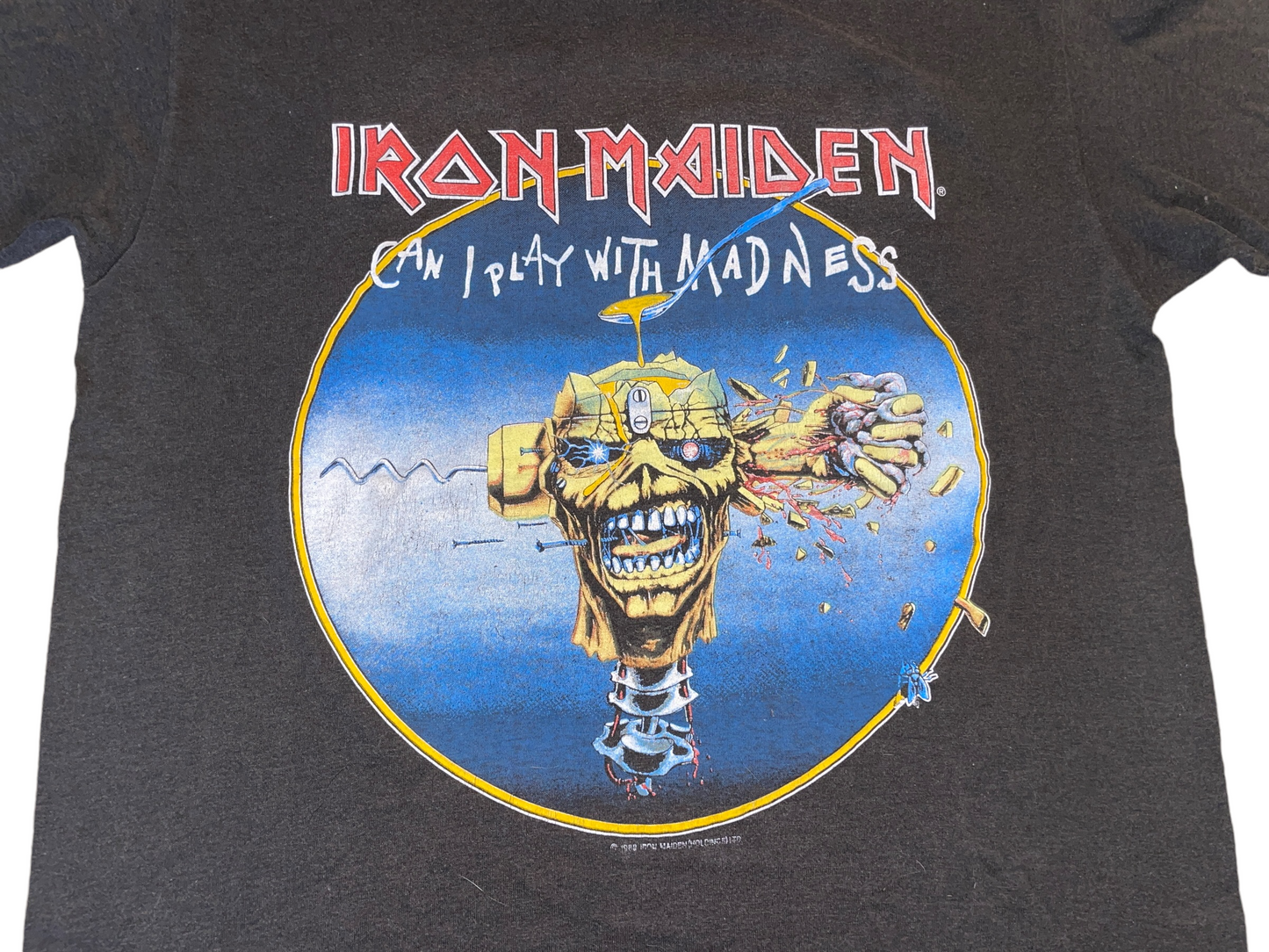 Vintage 1988 Iron Maiden Can I Play With The Madness T-Shirt