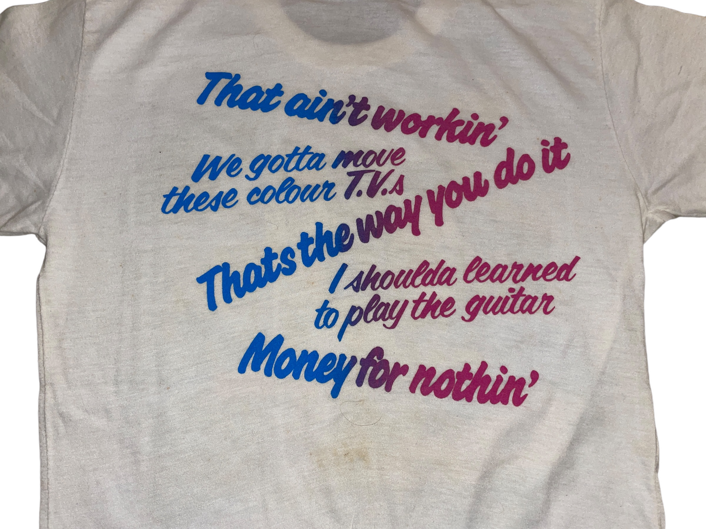 Vintage 1985 Dire Straits MTV T-Shirt