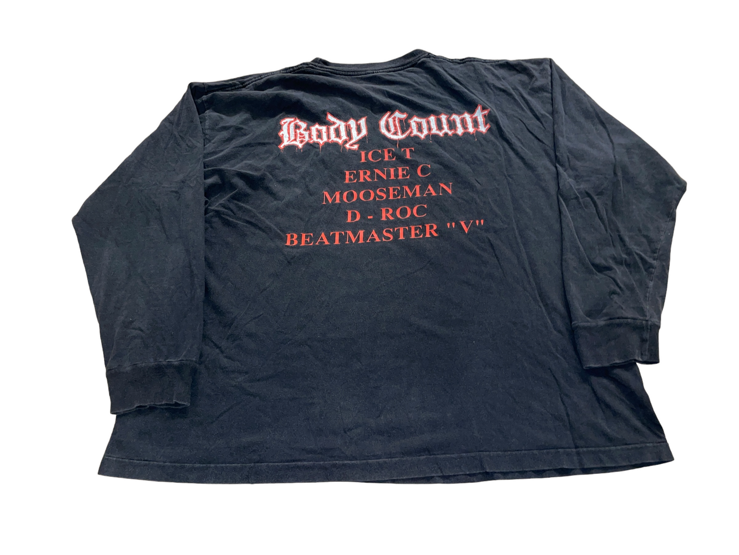 Vintage 1990 Body Count Ice-T T-Shirt