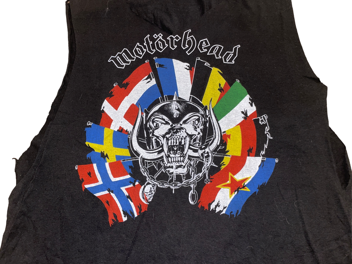 Vintage 1989 Motorhead Europe Tour T-Shirt