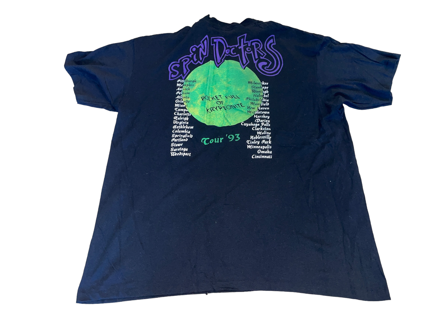 Vintage 1993 Spin Doctors Tour T-Shirt