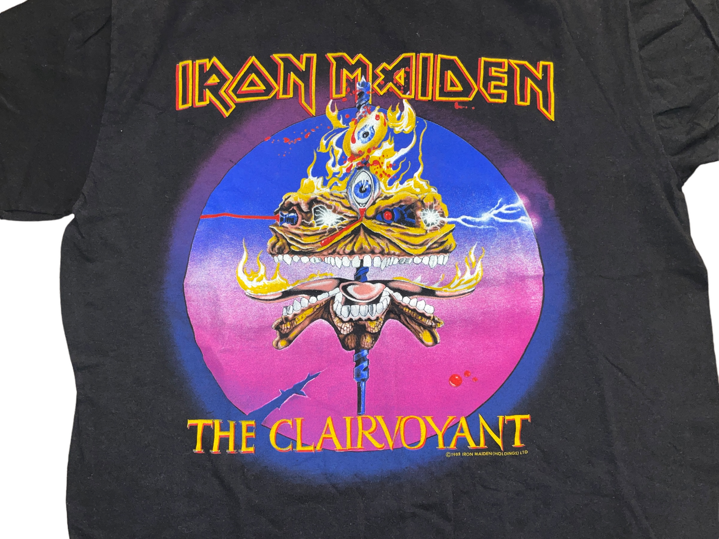 Vintage 1988 Iron Maiden The Clairvoyant T-Shirt