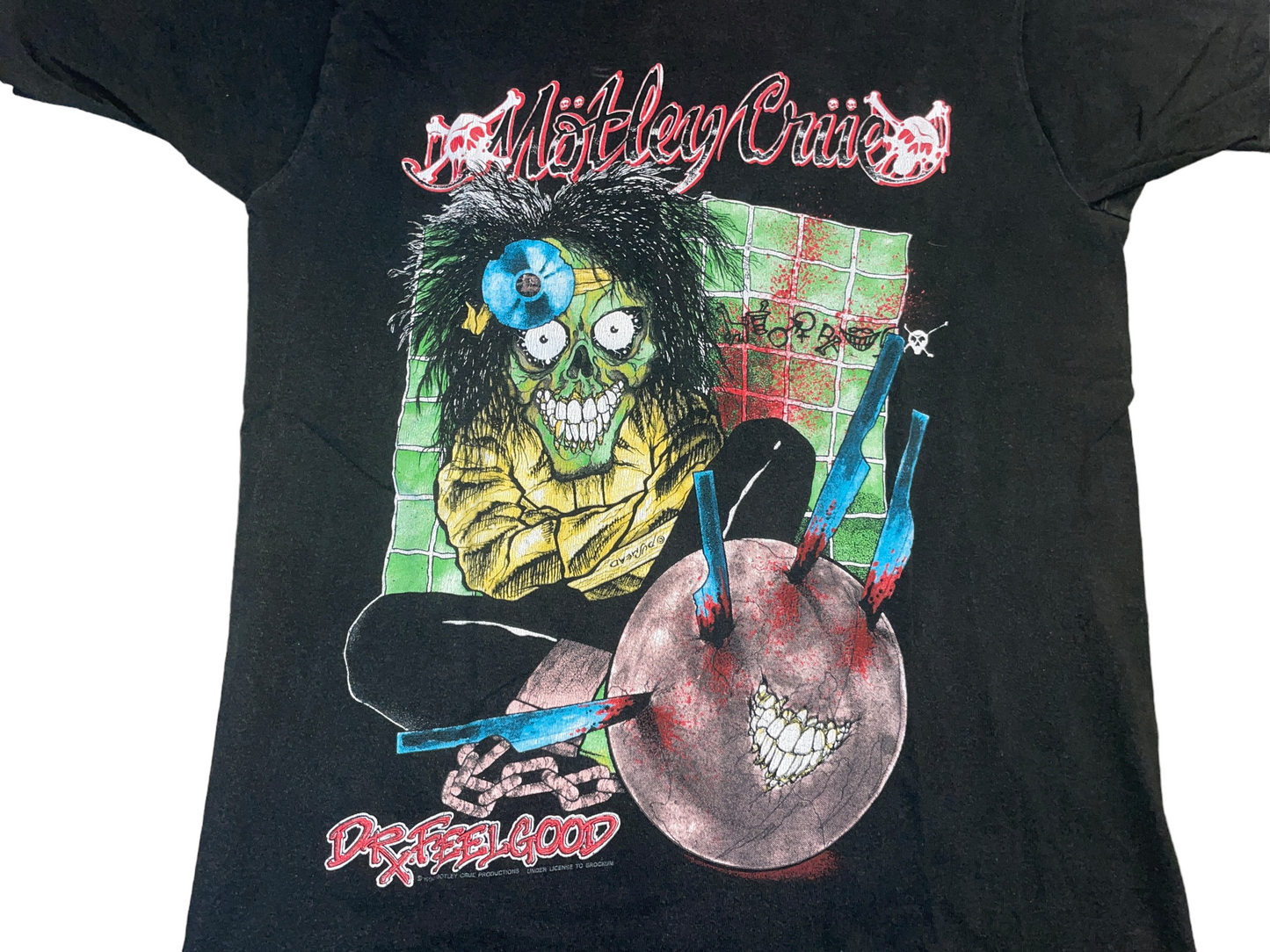 Vintage 1990 Motley Crue Dr Feel Good T-Shirt